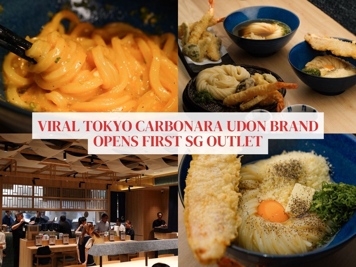 Udon Shin in Singapore: Wildly viral carbonara udon joint from Tokyo opens first local store
