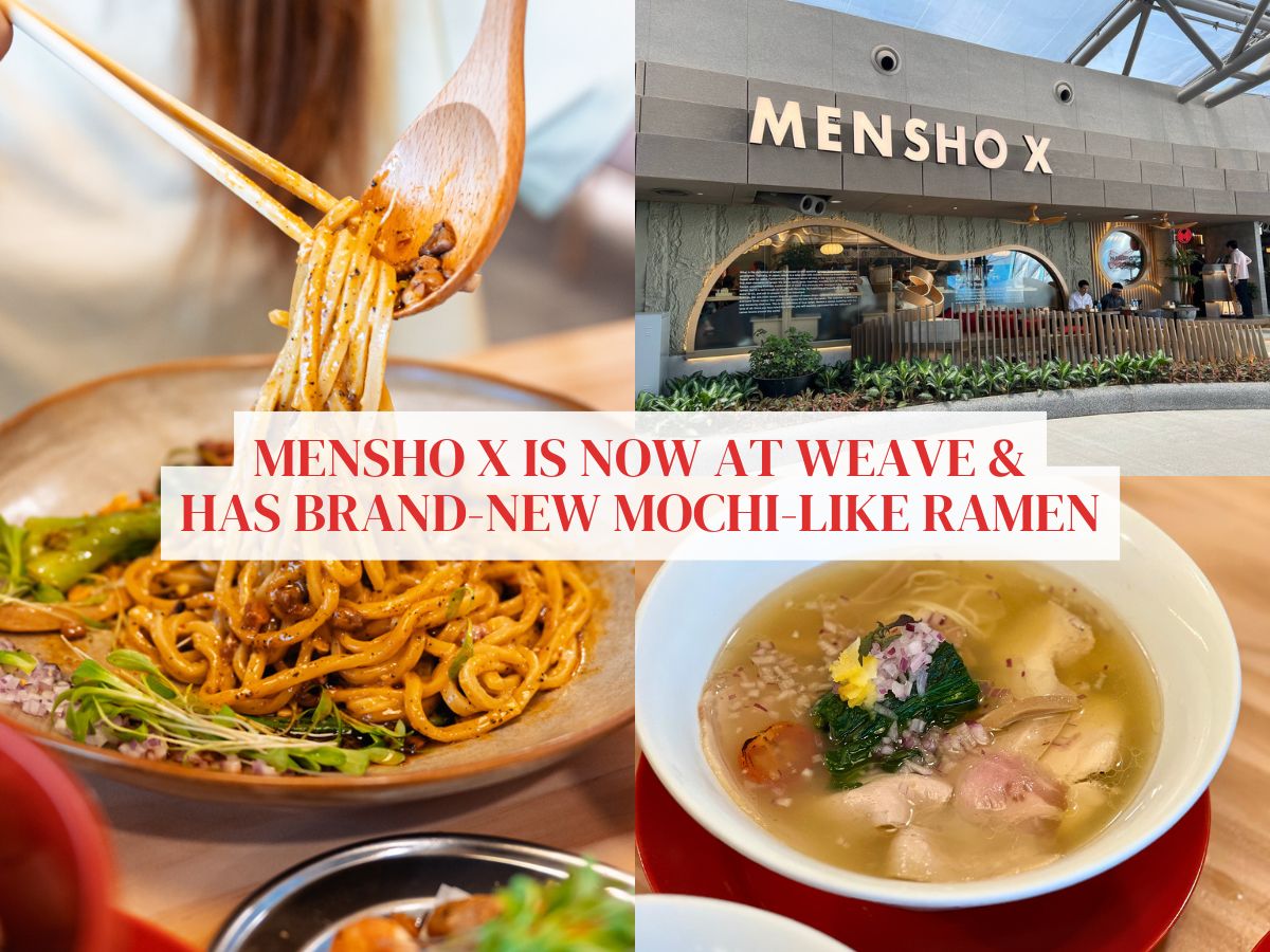 Mensho X at Sentosa’s Weave introduces first-ever mochi-like ramen noodles & other new creations