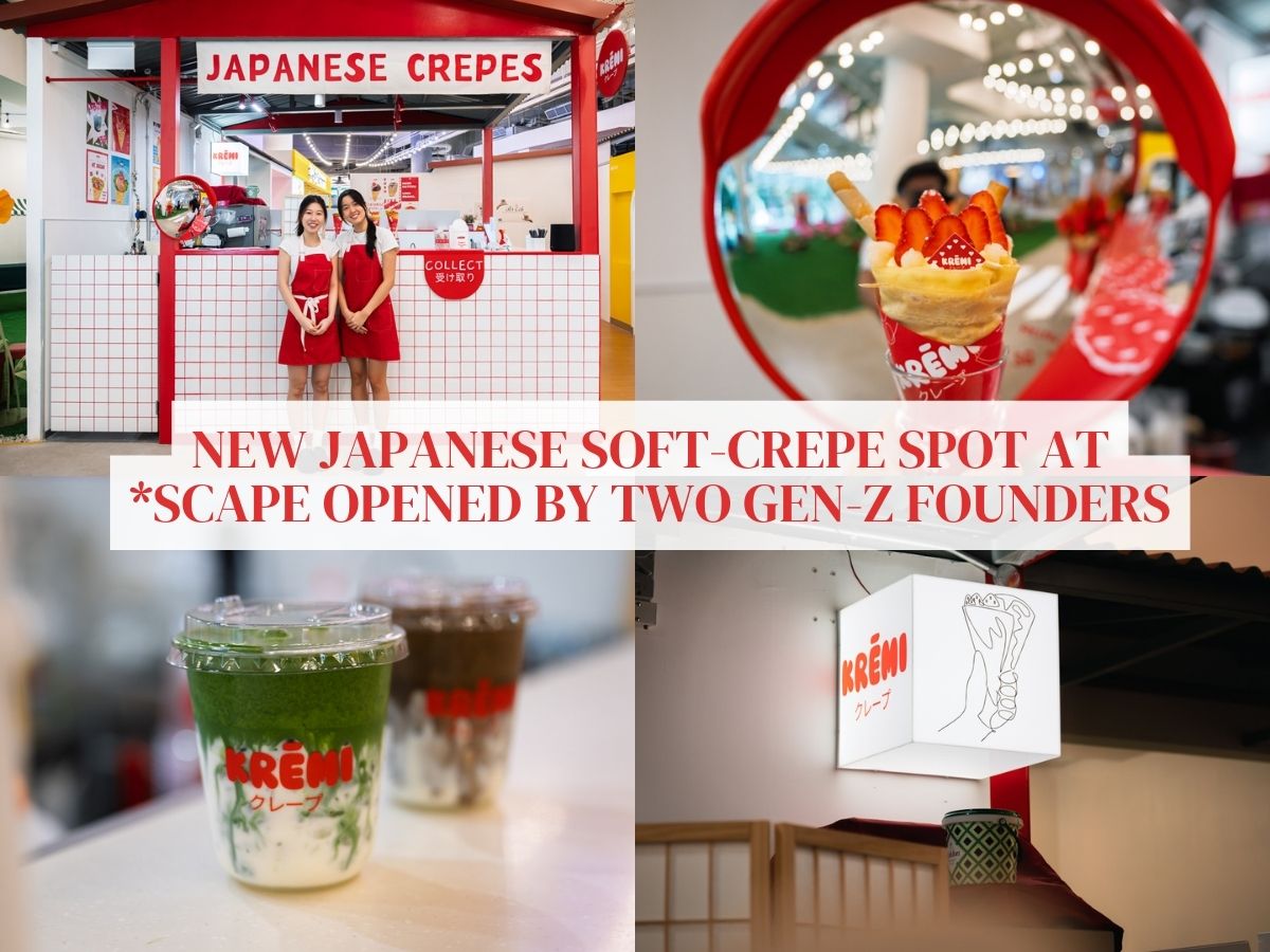 Two Gen-Z founders strive to woo crowd with Japanese soft crepes at *Scape