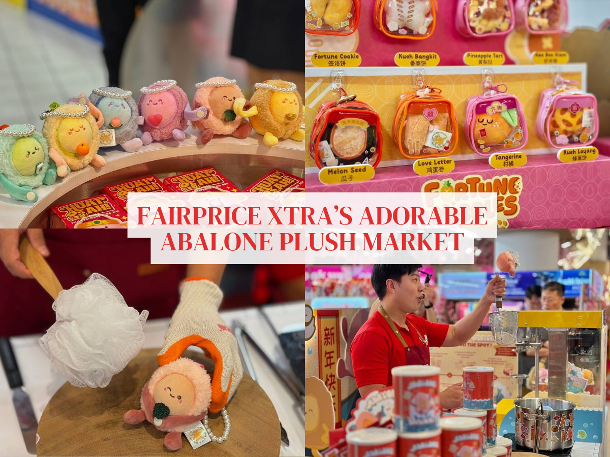 Fairprice Xtra launches its first-ever abalone plush market with adorable CNY plushies