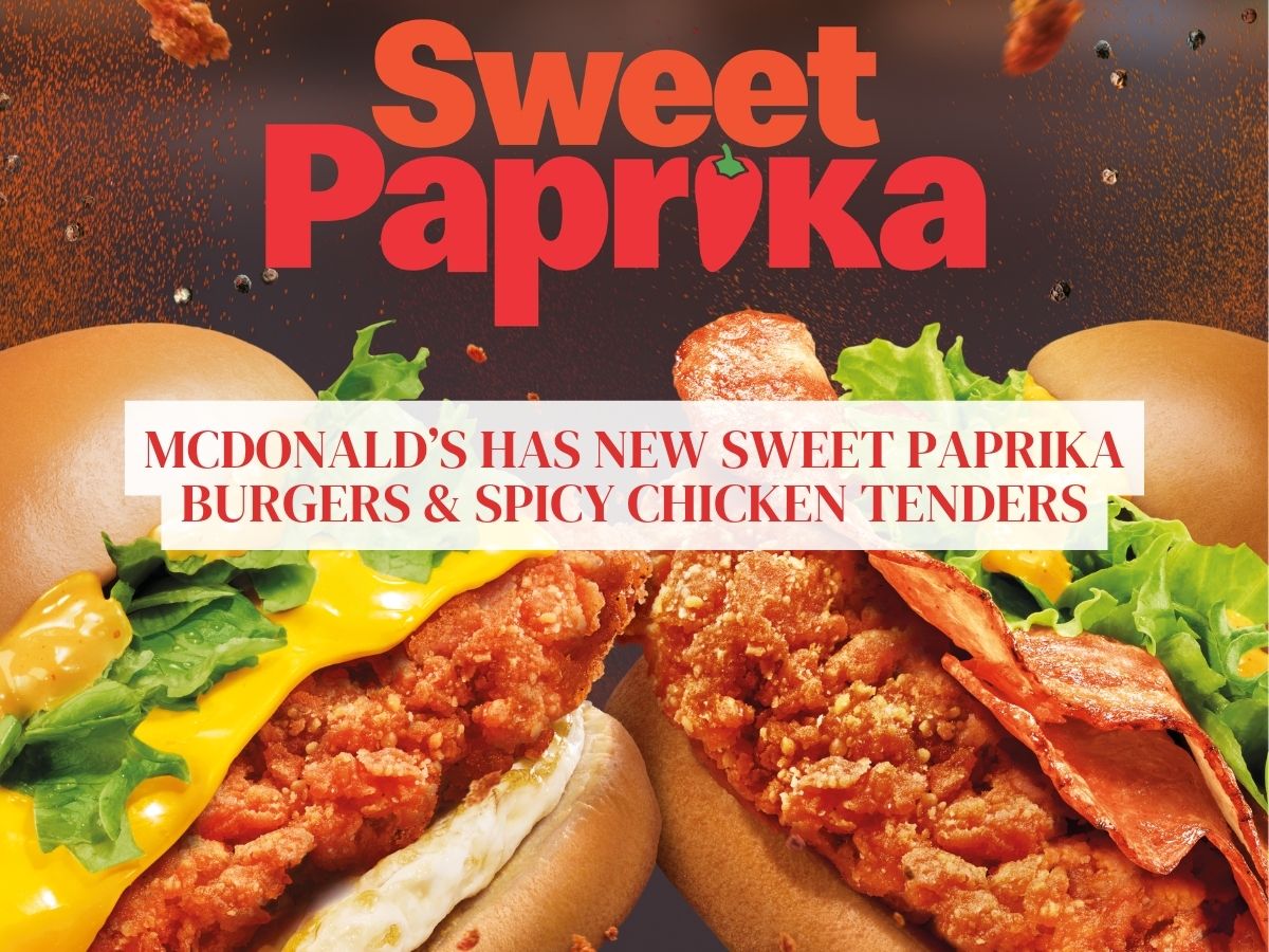 McDonald’s spices things up with new sweet paprika burgers and spicy chicken tenders!
