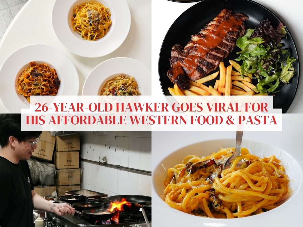 26-year-old opens Reverie, a viral hawker stall in Clementi with affordable restaurant-quality pasta & western fare