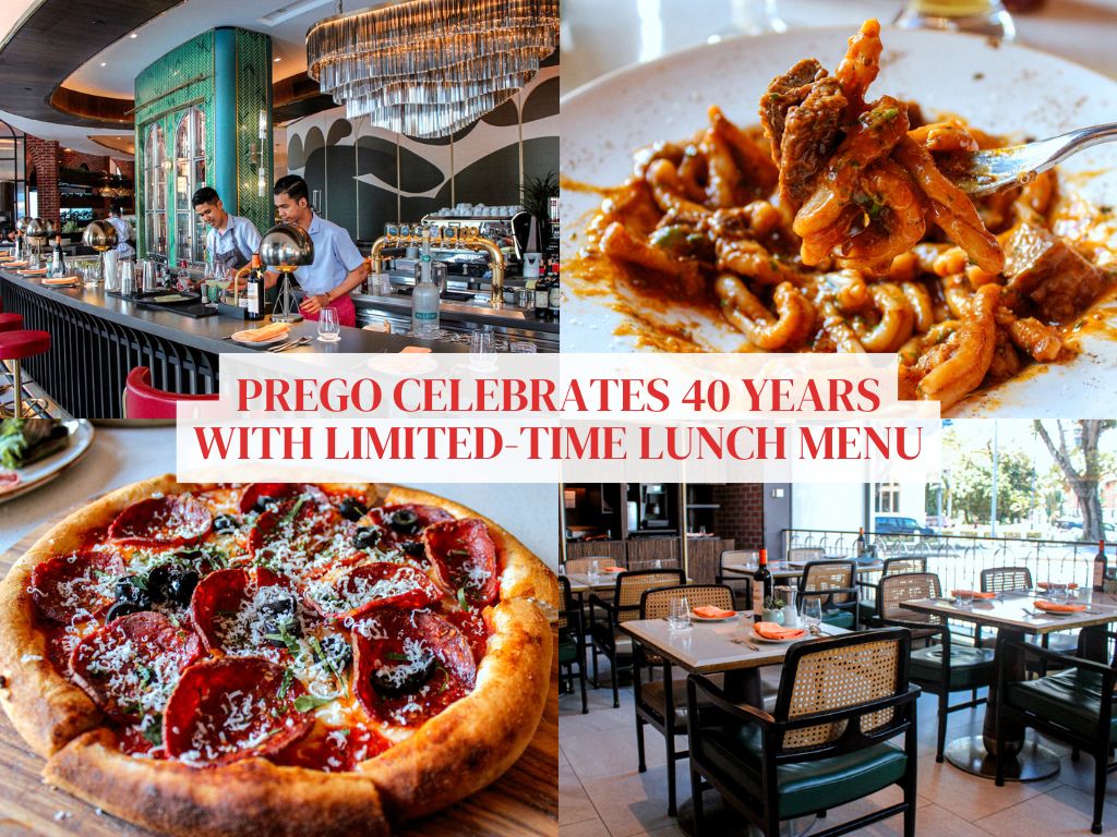 Italian restaurant Prego celebrates 40-year anniversary with S$40 two-course menu