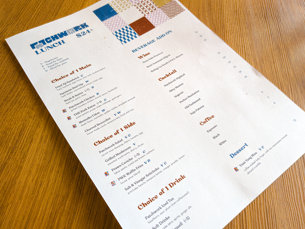 Patchwork Kitchen Singapore